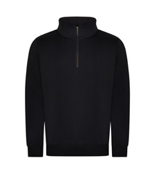 Pro ?-neck zip sweatshirt