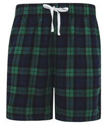 Tartan lounge shorts